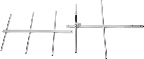 Miniatura 2 de HYS YAGI Antena 9dBi de alta ganancia UHF 27.6 in Base Antena (400-470MHz) Antena exterior de 5 elementos para radioaficionados, GMRS, sistemas