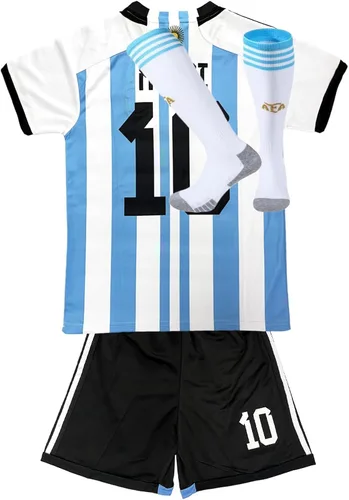 AmtBety Soccer Jersey Boys Ro'naldo Jersey Kids #7 Football Training Uniforms for Boys Youth Soccer Shirts and Shorts Kit Set