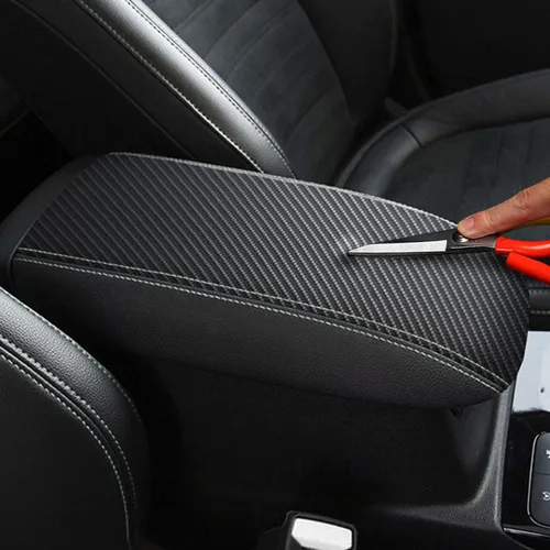 Miniatura 3 de HORRY Funda para reposabrazos de consola central adecuada para Ford Escape 2020-2023, Ford Bronco Sport 2021, 2022, 2023, protector de piel