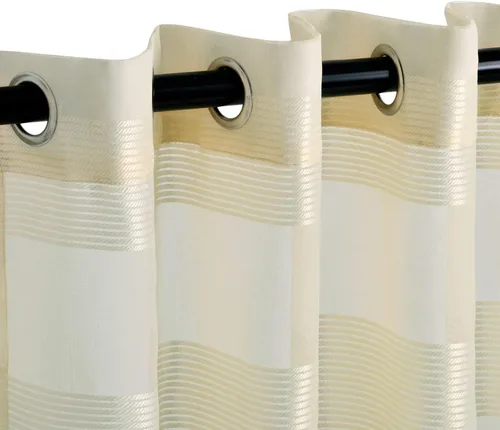 Miniatura 3 de Superior Dalitso - Cortinas traslúcidas de cuerda, detalles de ventana, cuerda trenzada, rayas, texturizadas, tradicionales, modernas, diseño
