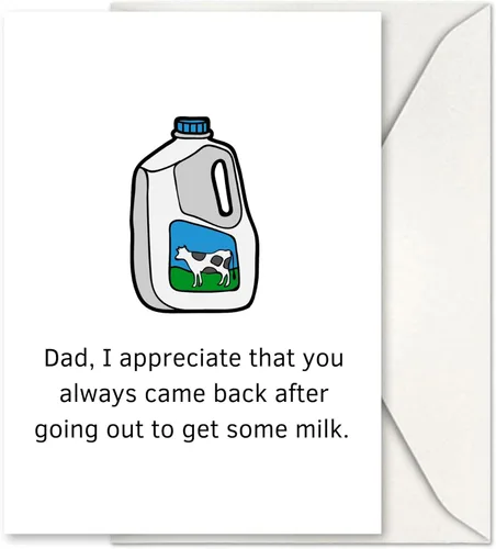 GIFTING GIGGLES Tarjeta divertida para papá | Feliz cumpleaños, día del padre | de hija, hijo, todos nosotros | Regalo de cumpleaños para padre,