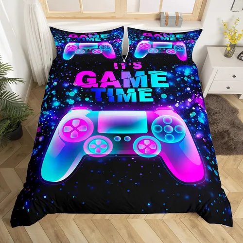 Miniatura 6 de Juego de funda de edredón de océano azul, tamaño individual, juego de ropa de cama de 2 piezas para niños, adolescentes y niñas, decoración