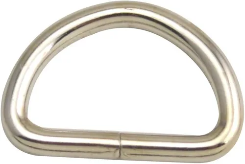 Miniatura 9 de Wuuycoky Silvery D Rings Buckles D-ring Non-welded For Webbing Strapping 0.5" / 0.6" / 0.8" / 1" / 1.25" / 1.5" / 2" Optional 15 unidades de plata