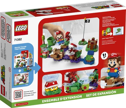 Miniatura 5 de LEGO Super Mario Piranha Plant Puzzling Challenge Expansion Set 71382 Kit de construcción; juguete único para niños creativos, nuevo 2021