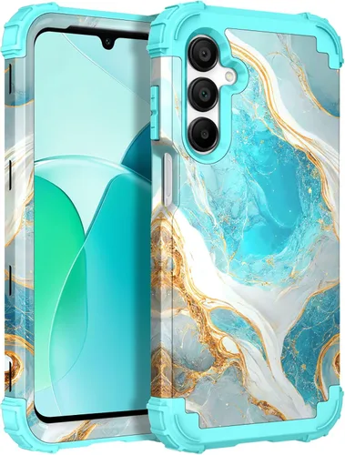 Miniatura 98 de Hocase Funda para Galaxy A37 5G, protección resistente a prueba de golpes, parachoques de goma de silicona suave+funda protectora híbrida
