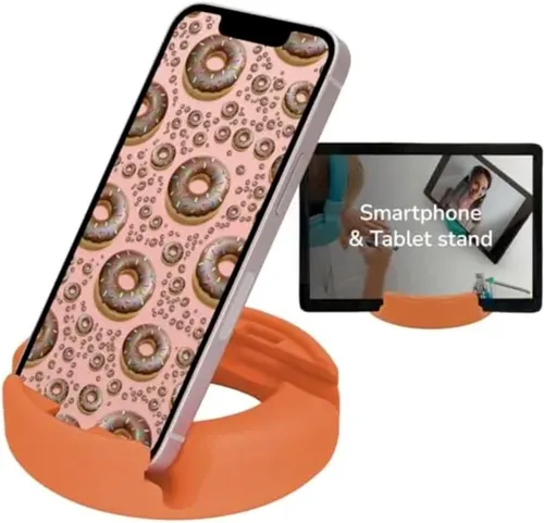 Miniatura 7 de GoDonut Soporte para teléfono original - Soporte para teléfono celular + organizador de escritorio para iPad - Compatible con tableta, iPhone