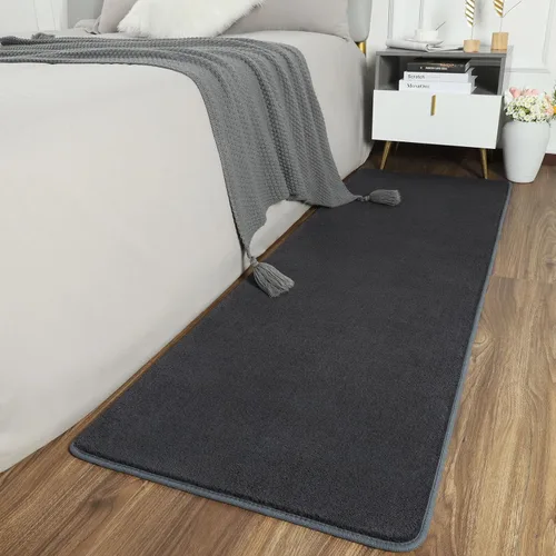 Miniatura 6 de AROGAN Alfombra Shag de Pasillo de 2 x 4 pies para pasillos, alfombras lavables con espuma viscoelástica para dormitorio, entrada