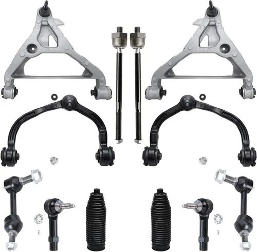Miniatura 26 de Detroit Axle - Kit de extremo delantero para Ford 1998-2001 Explorer Mercury Mountaineer, 4 barras estabilizadoras delanteras y traseras, 2 brazos
