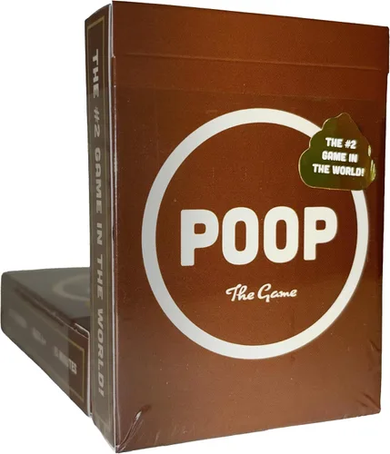 Breaking Games Poop The Game - Juego de cartas divertido y familiar para niños de 6 años en adelante, perfecto para noches de juegos y fiestas, 2 a
