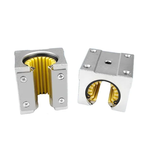 Miniatura 8 de 2 unidades SBR20UU SBR20 UU 20 UU 0.787 in Bloque deslizante de movimiento lineal con funda de cobre de grafito en el interior para riel de guía