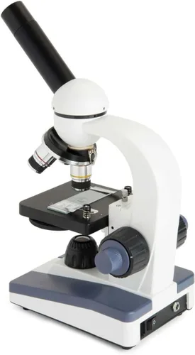 Miniatura 3 de Celestron Celestron Labs - Microscopio compuesto de cabeza monocular - Aumento de 40-1000x - Etapa mecánica ajustable - Incluye 2 oculares y 10