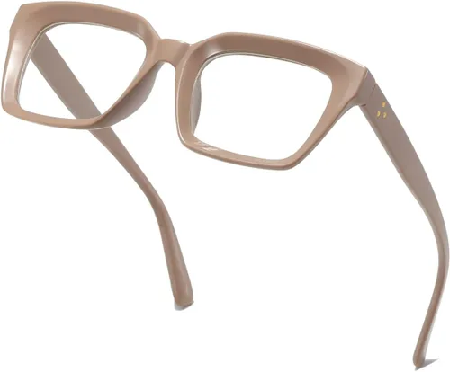 Miniatura 10 de Lentes de bloqueo de luz azul, para lectura en computadora, juegos, televisión, teléfonos, gafas para mujeres y hombres, marco cuadrado grueso 2105