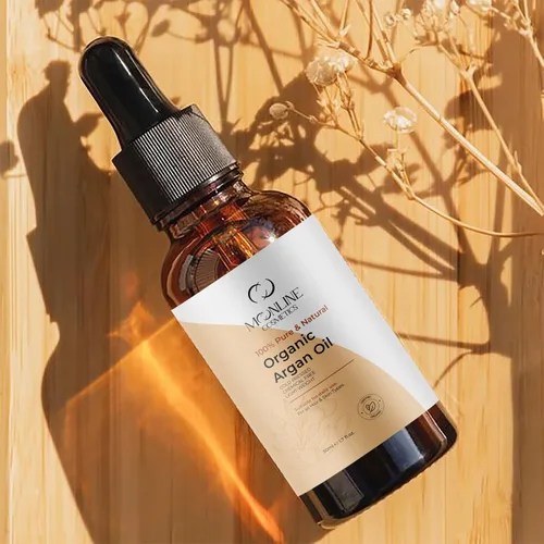 Miniatura 5 de Aceite de argán marroquí orgánico puro para el cabello, la cara y la piel. Promueve el crecimiento del cabello y la piel suave
