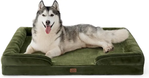 Miniatura 37 de Bedsure Cama ortopédica XL para perros extragrandes, cama lavable para perros y gatos, impermeable, cómodo sofá para perros con funda extraíble