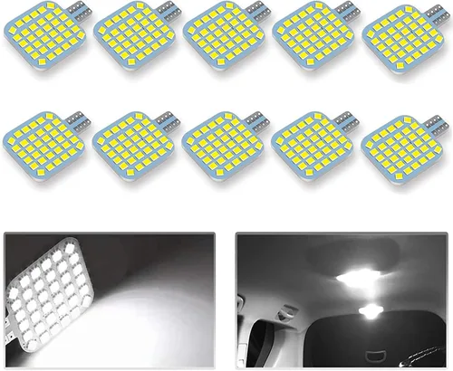 10 bombillas LED T10 921 922 912 194 para interior de caravana, bombillas LED superbrillantes, iluminación de repuesto 36-SMD 2835 6500K blanco frío