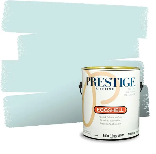 Miniatura 1259 de Pintura Exterior + imprimación PRESTIGE, todo-en-uno, 1 galón, acabado mate, color comparable al Valspar* Royal Gray* VS151-Gris real