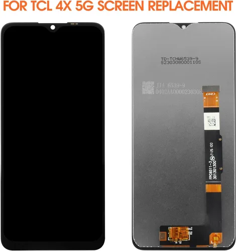 Miniatura 3 de Pantalla para TCL 4X 5G Reemplazo de pantalla para TCL T601DL CD Pantalla 4X 5G Pantalla táctil Digitalizador Asamblea Piezas de reparación (negro)