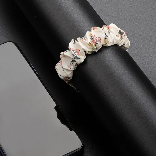Miniatura 5 de Correas elásticas compatibles con Fitbit Luxe Bands, pulsera elástica de tela suave de repuesto para Fitbit Luxe Fitness Tracker, pequeña/grande
