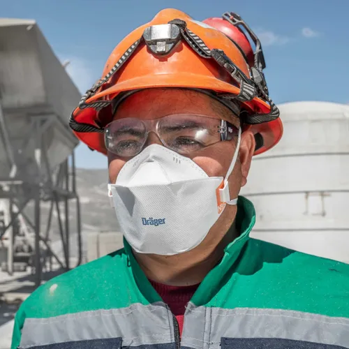 Miniatura 8 de Dräger X-plore 1950 N95 respirator mask NIOSH-approved respirator mask for construction, DIY, home improvement