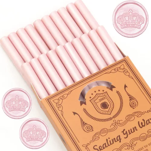 Miniatura 12 de 20 barras de sellado de cera de color morado perlado, solo aptas para pistola de pegamento de 0.28 pulgadas, ideal para sello de cera, invitaciones