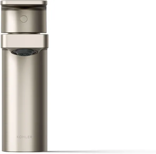Miniatura 9 de Kohler 23472-4-BN Parallel® - Grifo para lavabo de baño con mango único, 1.2 gpm, níquel cepillado vibrante