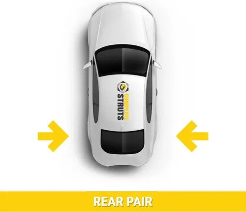 Miniatura 2 de COMPLETESTRUTS - Conjunto de puntales traseros completos rápidos con resortes helicoidales de repuesto para Mazda Protege 1999-2003, juego de 2