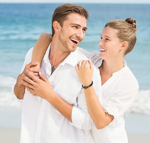 Miniatura 2 de MYNENEY Juego de pulsera con cerradura y llavero para parejas, brazalete de corazón de acero inoxidable para hombres y mujeres, regalo romántico