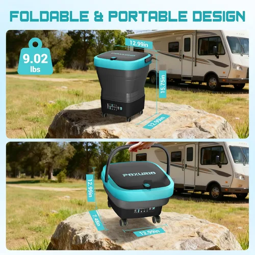 Miniatura 5 de Lavadora a presión portátil inalámbrica de 750 PSI, tanque de 4.5 galones, lavadora eléctrica a presión con 4 presiones ajustables con batería
