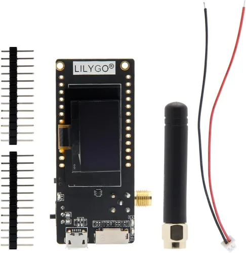 Miniatura 6 de LILYGO LoRa32 433Mhz ESP32 Placa de Desarrollo OLED 0.96 Pulgadas Tarjeta SD BLE WiFi Módulo TTGO