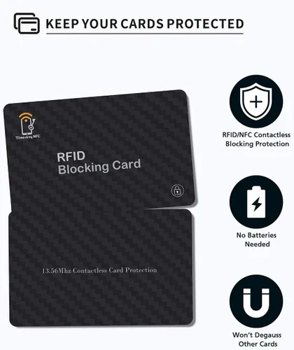Miniatura 7 de Bloqueo RFID TimesKey, 2 pzas, Minimalista