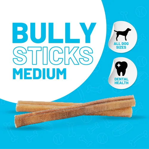Miniatura 2 de Sitka Farms Bully Sticks de 6 pulgadas, 20 unidades, golosinas naturales para perros de carne de res alimentada con pasto, sin granos ni cuero