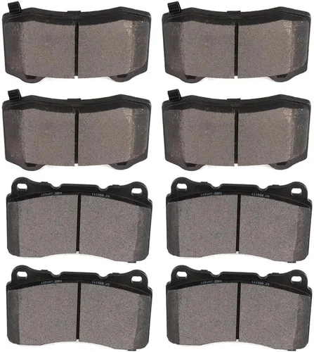 Miniatura 10 de Juego de pastillas de cerámica, D374 D621 D948 SCITOO 8 piezas de pastillas de freno delanteras y traseras para Honda Civic del Sol 1994-1997