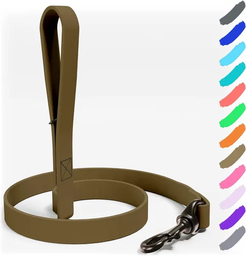Miniatura 16 de Biothane - Correa para perro extra resistente, fabricada en Estados Unidos, correas impermeables para perros grandes, medianos y pequeños, correa