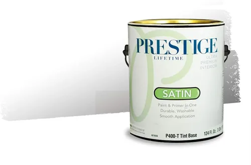 Miniatura 889 de Pintura Exterior + imprimación PRESTIGE, todo-en-uno, 1 galón, acabado mate, color comparable al Valspar* Royal Gray* VS151-Gris real
