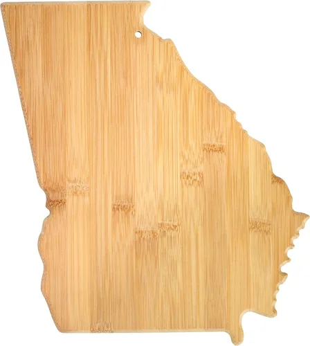 Miniatura 46 de Tabla para cortar y servir modelo Alabama de Totally Bamboo, de bambú 100%, para cocina y entretenimiento, Alabama, Marrón