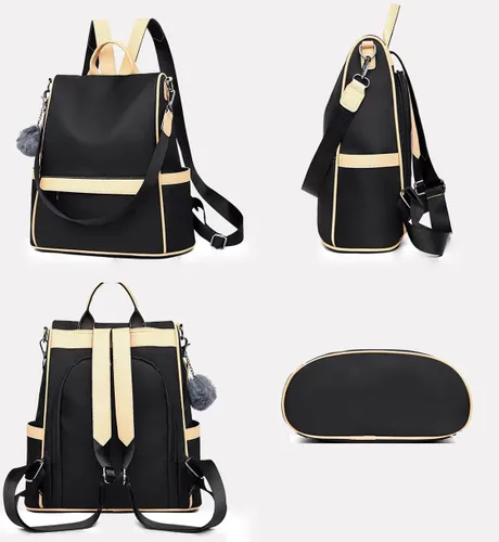 Miniatura 3 de go-done Mochila para mujer, Negro-negro, Moda