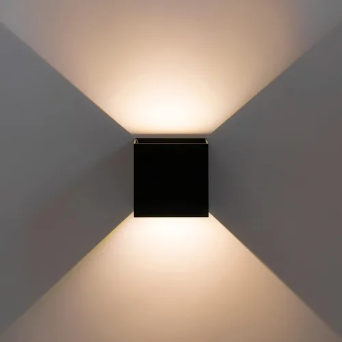 Miniatura 9 de Quickway Imports Moderno aplique de pared LED impermeable de aluminio con haz ajustable de 10 W, 3000 K, blanco cálido para interiores y exteriores