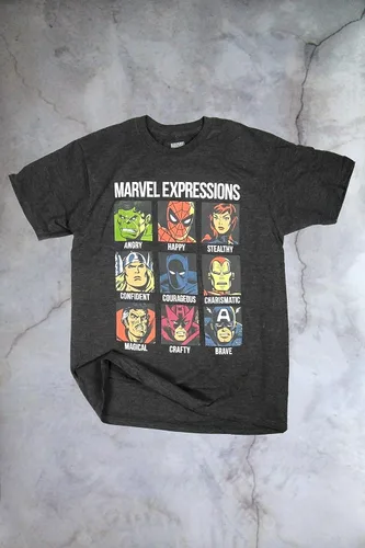 Miniatura 4 de Marvel Avengers Expressions Moods - Camiseta para hombre adulto