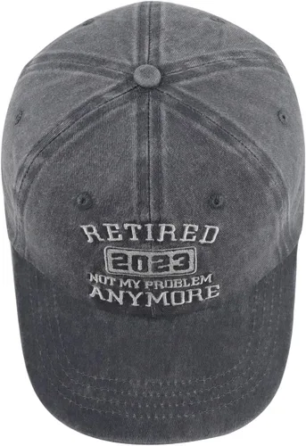 Miniatura 4 de Gorra de béisbol de algodón bordada con texto en inglés "Not My Problems Anymore" para mujeres y hombres, divertida gorra de béisbol de algodón