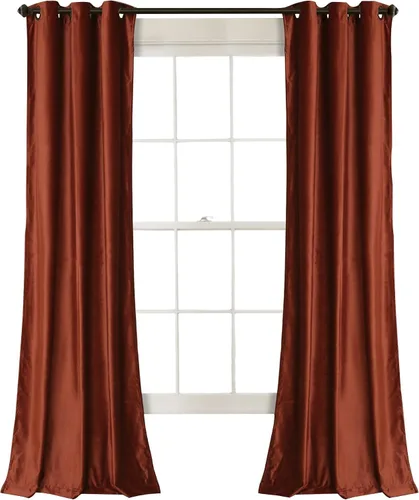 Miniatura 38 de Lush Decor Prima Velvet Sólido - Par de paneles de cortinas para ventana con ojales de filtrado de luz, 95" L x 38" A, Negro