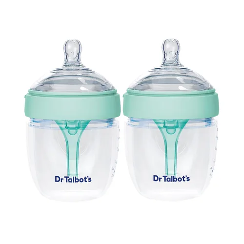 Miniatura 12 de Dr. Talbot's Botella de silicona anticólicos - Biberón autoferilizante para recién nacidos - 5 oz - Aqua