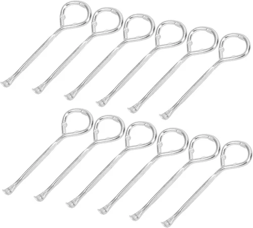 Miniatura 7 de Abrelatas de pintura de acero, 12 piezas de herramienta de apertura de cubo de pintura M10, removedor de tapa de lata de pintura al óleo 2 en 1