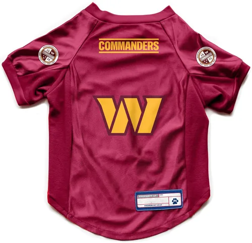 Miniatura 30 de Littlearth Camiseta elástica para mascotas de la NFL, equipos con licencia oficial, tallas disponibles de XS a XL Buffalo Bills