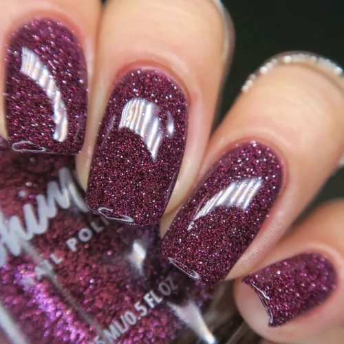 Miniatura 3 de KBShimmer Let The Beet Drop Esmalte de uñas de 0.5 onzas, botella de tamaño completo