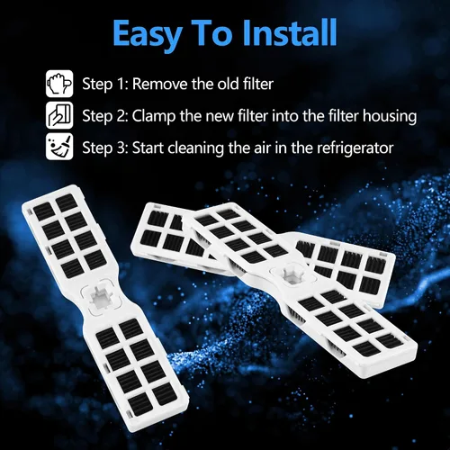 Miniatura 6 de Paquete de 3 filtros de aire de repuesto para refrigerador Frigidaire FRGPAAF2 PureAir AF-2 compatible con Frigidaire FRFC2323AS, FRFC232LAF