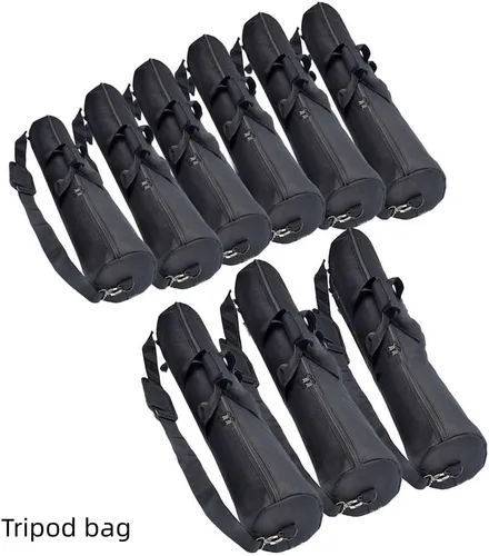 Miniatura 8 de Bolsa de transporte para trípode de 15.7-47.2 in, trípode impermeable, almacenamiento de transporte de viaje con correa de hombro acolchada y asa