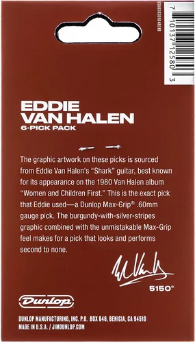 Miniatura 5 de Jim Dunlop EVH® 5150™ Max-Grip® Púas - Paquete de 6