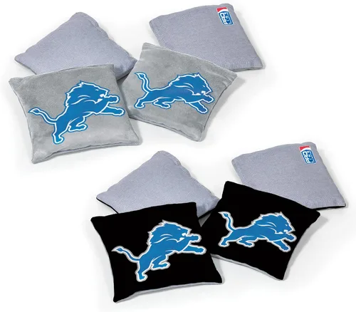 Miniatura 37 de Wild Sports - Bolsas de frijoles de doble cara de fútbol americano profesional de la NFL, 8 unidades, bolsas de lanzamiento de primera calidad