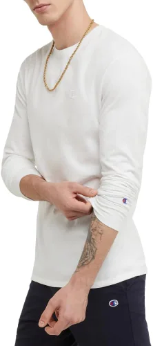 Miniatura 106 de Champion Camiseta de manga larga para hombre, camiseta clásica para hombre (regular o grande y alto)