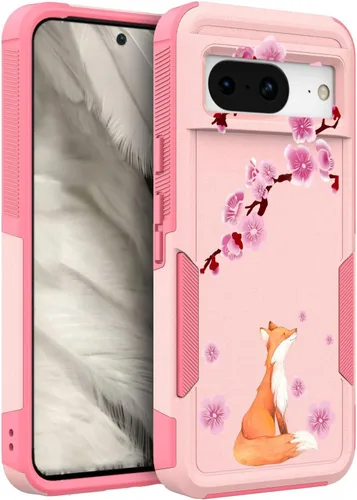 Miniatura 8 de Funda para Google Pixel 8 5G: lindo diseño floral de flores para niñas y mujeres, delgada y suave TPU parachoques silicona funda para teléfono